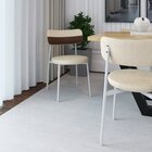 Cadeira Kyta Fixa Com 4 Pés 50 X 44,7 X 83,8 Cm Com 2 Unidade