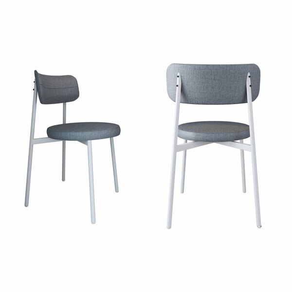 Cadeira Kyta Fixa Com 4 Pés 50 X 44,7 X 83,8 Cm Com 2 Unidade