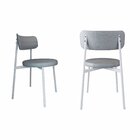 Cadeira Kyta Fixa Com 4 Pés 50 X 44,7 X 83,8 Cm Com 2 Unidade