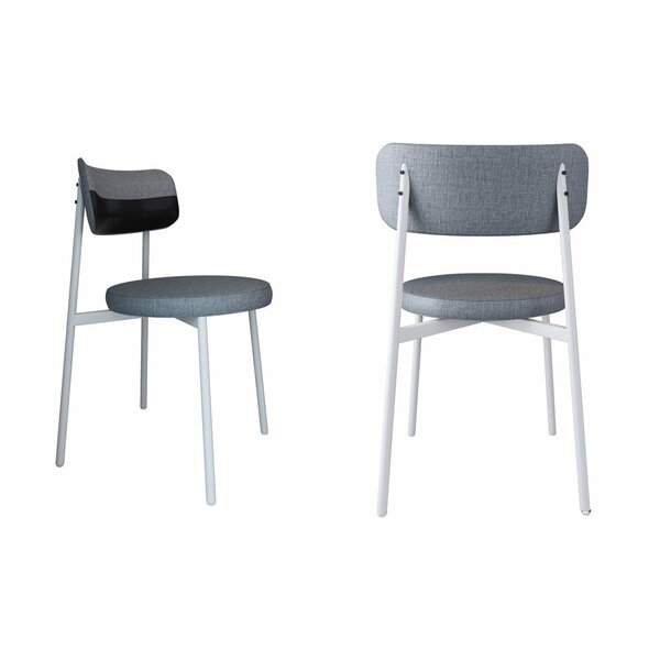 Cadeira Kyta Fixa Com 4 Pés 50 X 44,7 X 83,8 Cm Com 2 Unidade