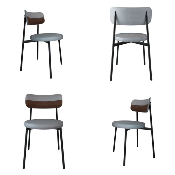 Cadeira Kyta Fixa Com 4 Pés 50 X 44,7 X 83,8 Cm Com 4 Unidade