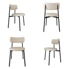 Cadeira Kyta Fixa Com 4 Pés 50 X 44,7 X 83,8 Cm Com 4 Unidade