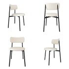 Cadeira Kyta Fixa Com 4 Pés 50 X 44,7 X 83,8 Cm Com 4 Unidade