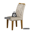 Cadeira Larissa New Mdf Moveis Leifer Freijó, Joli Palha