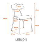 Cadeira Leblon - Cinza