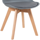 Cadeira Leda - Cinza escuro