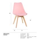 Cadeira Leda - Rosa Claro
