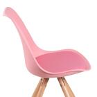 Cadeira Ligia - Assento Estofado - Rosa