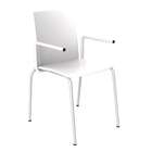 Cadeira Loft Com Braço Branca