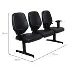 Cadeira Longarina Amor Preta