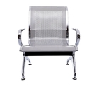 Cadeira Longarina Cromada 1 Lugar - Cromada