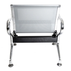 Cadeira Longarina Cromada 1 Lugar - Cromada