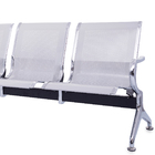 Cadeira Longarina Cromada 4 Lugares