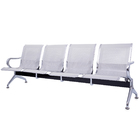 Cadeira Longarina Cromada 4 Lugares