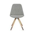 Cadeira Luana Estofada Cinza Rivatti