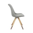Cadeira Luana Estofada Cinza Rivatti