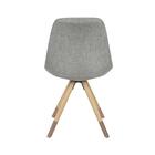Cadeira Luana Estofada Cinza Rivatti
