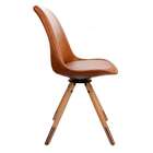 Cadeira Luana Giratória - Rivatti - Marrom