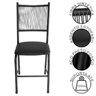 Cadeira Lugo Em Aço E Fibra Estofada Para Cozinha Ou Jantar