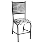 Cadeira Lugo Em Aço E Fibra Estofada Para Cozinha Ou Jantar