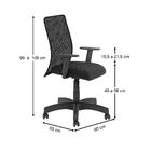 Cadeira Luiz Xv Diretor Giratório Preta