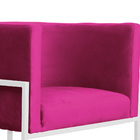 Cadeira Luna Para Consultório Base De Metal Branco Veludo Esc