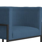 Cadeira Luna Para Escritório Base De Metal Preto Suede Escolh