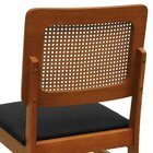 Cadeira Lyon Madeira Maciça Encosto Telinha Amêndoa Assento E