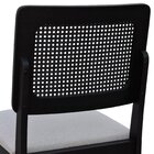 Cadeira Lyon Madeira Maciça Encosto Telinha Assento Estofado