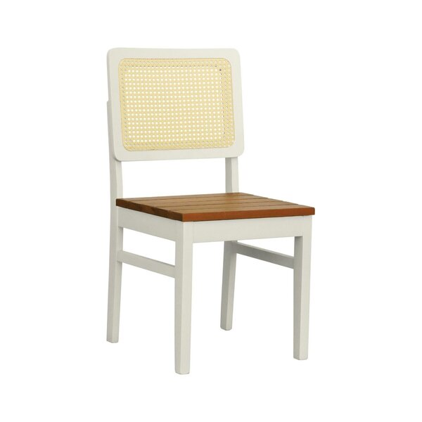 Cadeira Lyon Madeira Maciça Encosto Telinha Natural Assento R