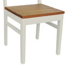 Cadeira Lyon Madeira Maciça Encosto Telinha Natural Assento R