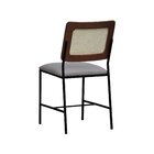 Cadeira Lyon Metal Encosto Anatômico Telinha Natural Assento