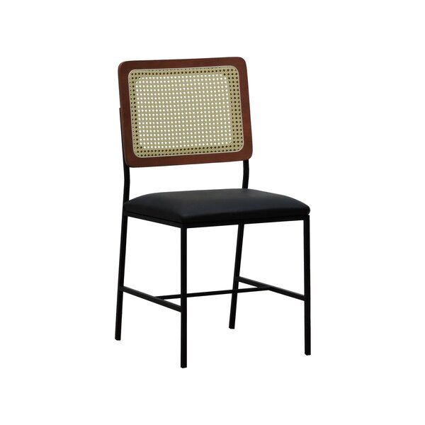 Cadeira Lyon Metal Encosto Anatômico Telinha Natural Assento