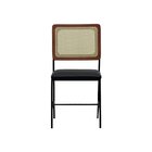 Cadeira Lyon Metal Encosto Anatômico Telinha Natural Assento