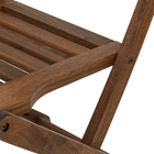 Cadeira Madeira Dobrável Nogueira 83x44cm