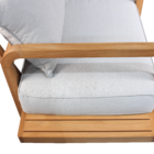 Cadeira Madeira Equateur 83x83cm Marrom Naterial