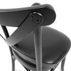 Cadeira Madeira Estofada Cozinha Restaurante Gourmet Luxo - P