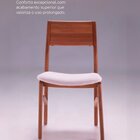 Cadeira Madeira Maciça Alento Champanhe/bes