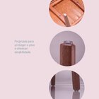 Cadeira Madeira Maciça Alento Champanhe/bes