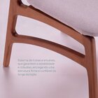 Cadeira Madeira Maciça Alento Champanhe/bes