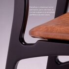 Cadeira Madeira Maciça Alento Ébano/castanho