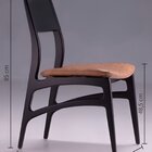 Cadeira Madeira Maciça Alento Ébano/castanho