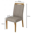 Cadeira Madeira Maciça Betina Liptus Avelã/tripoli Café