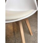 Cadeira Madeira Maciça E Polipropileno Leda Rivatti Nude