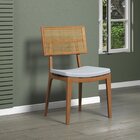 Cadeira Madeira Maciça Esparta Encosto Tela Assento Linho Cas