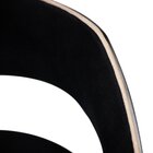 Cadeira Madeira Maciça Estofada Donna Preto