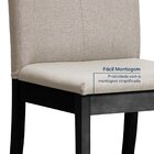 Cadeira Madeira Maciça Estofada Tiê Maxx Cabecasa Madeiraorig