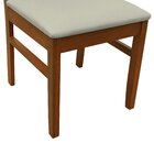 Cadeira Madeira Maciça Lyon Encosto Telinha Amêndoa Assento E