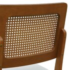 Cadeira Madeira Maciça Lyon Encosto Telinha Amêndoa Assento E