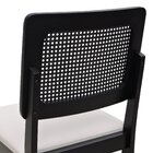 Cadeira Madeira Maciça Lyon Encosto Telinha Assento Estofado